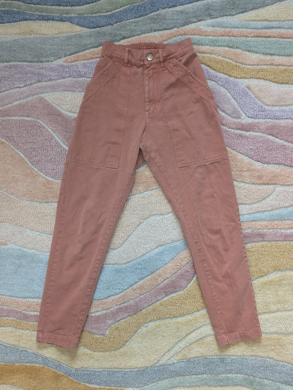 Big Bud Press Clay Red Pencil Pants